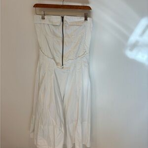 Anthropology Pilcro White Midi A-Line Skirt